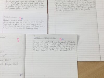 Image of Year 6 (Class 16) - French - Writing Paragraphs