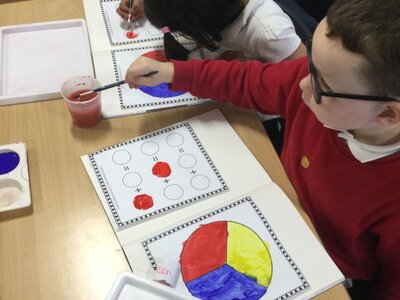 Image of Year 1 (Class 4) - Art - Primary Colours