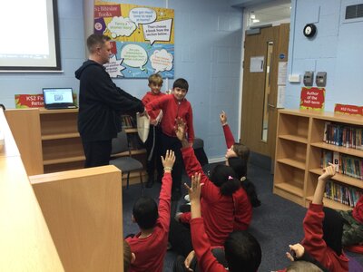 Image of Year 5 (Class 14) - English - Library Story with Mr Waters