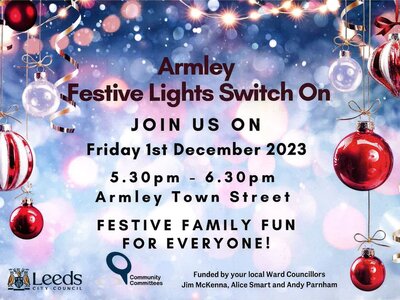 Image of Armley Festive Lights Switch On